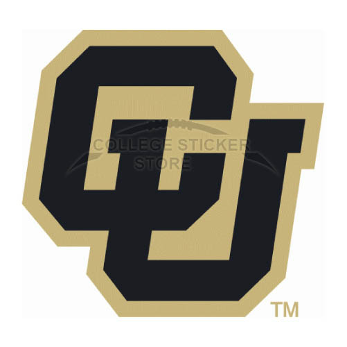 Customs Colorado Buffaloes Iron-on Transfers (Wall Stickers)NO.4166
